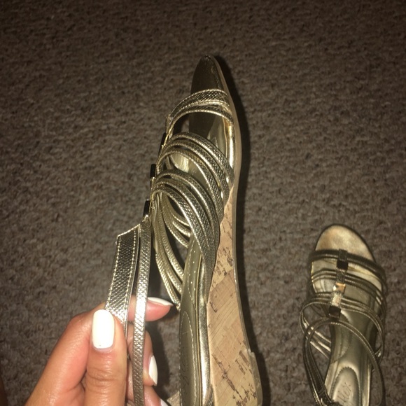 Gold Sandals - Picture 2 of 3